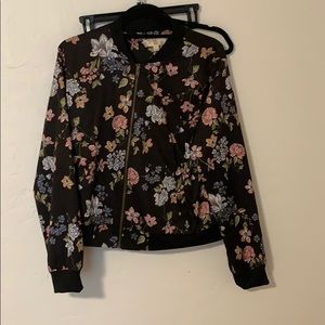 Floral Bomber Jacket